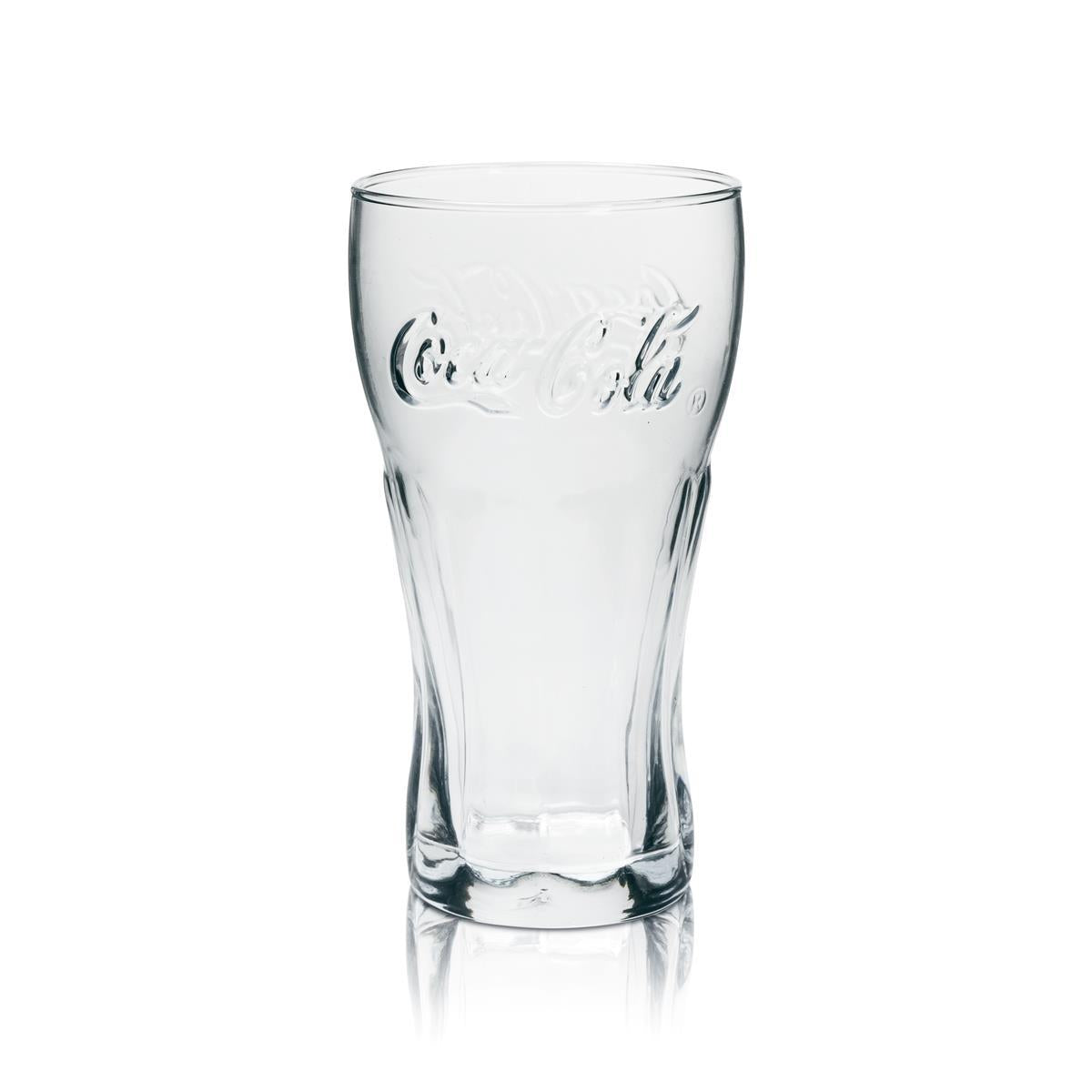 6x Coca Cola Softdrinks Glas 0,3l Relief Geschenkverpackung neu – Ansicht 2