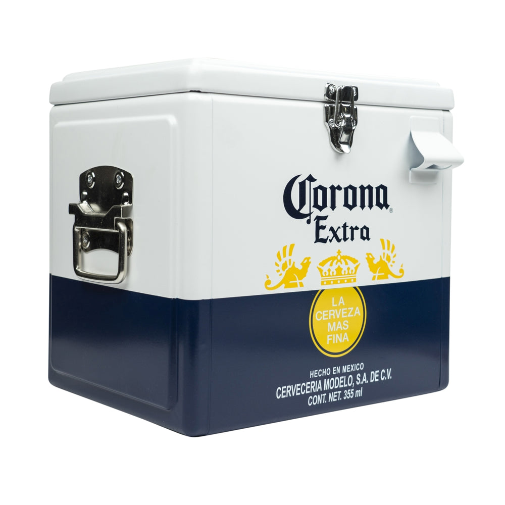 1x Corona Bier Kühltruhe Gefrierbox Kiste Metall