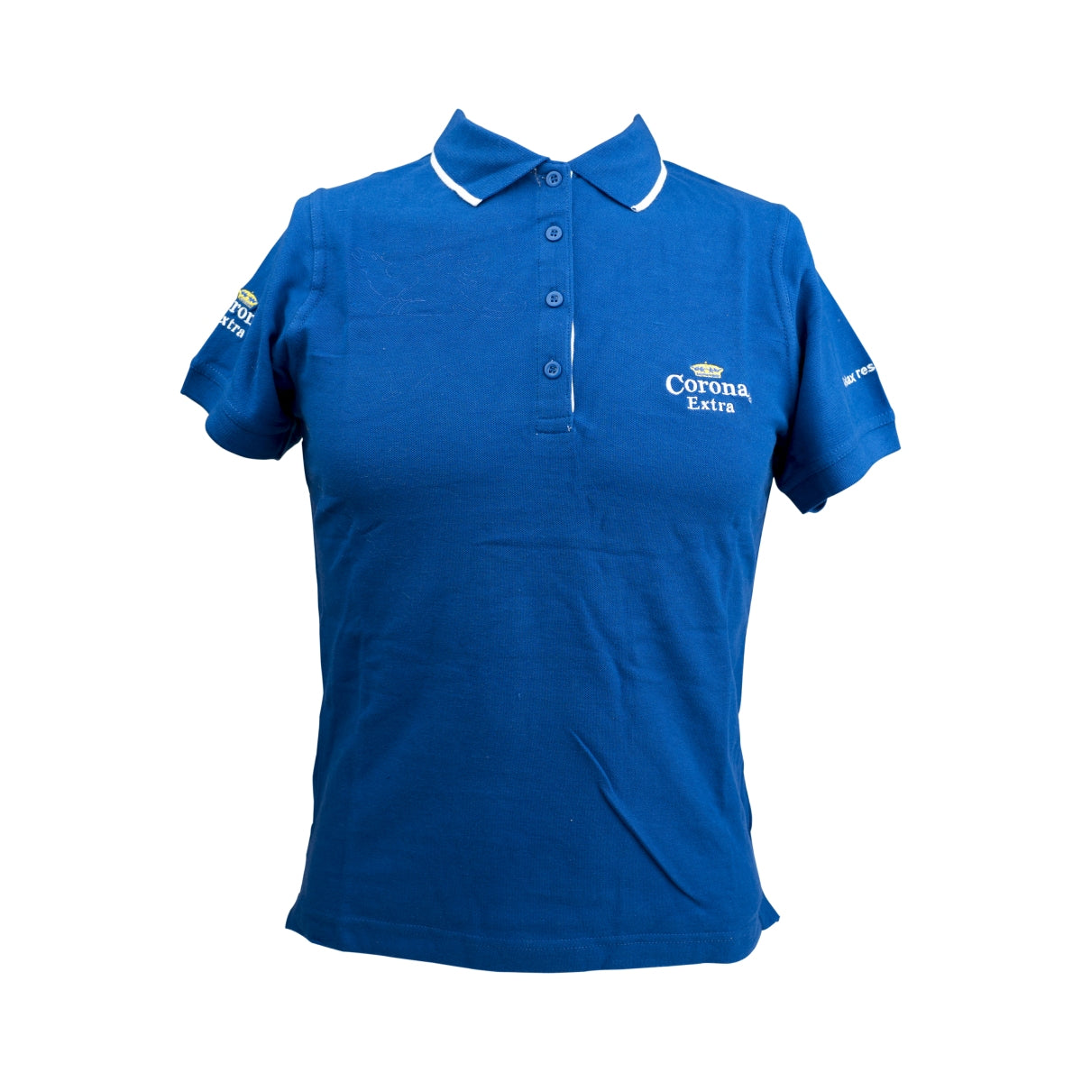1x Corona Bier Polo Damen blau Gr. S