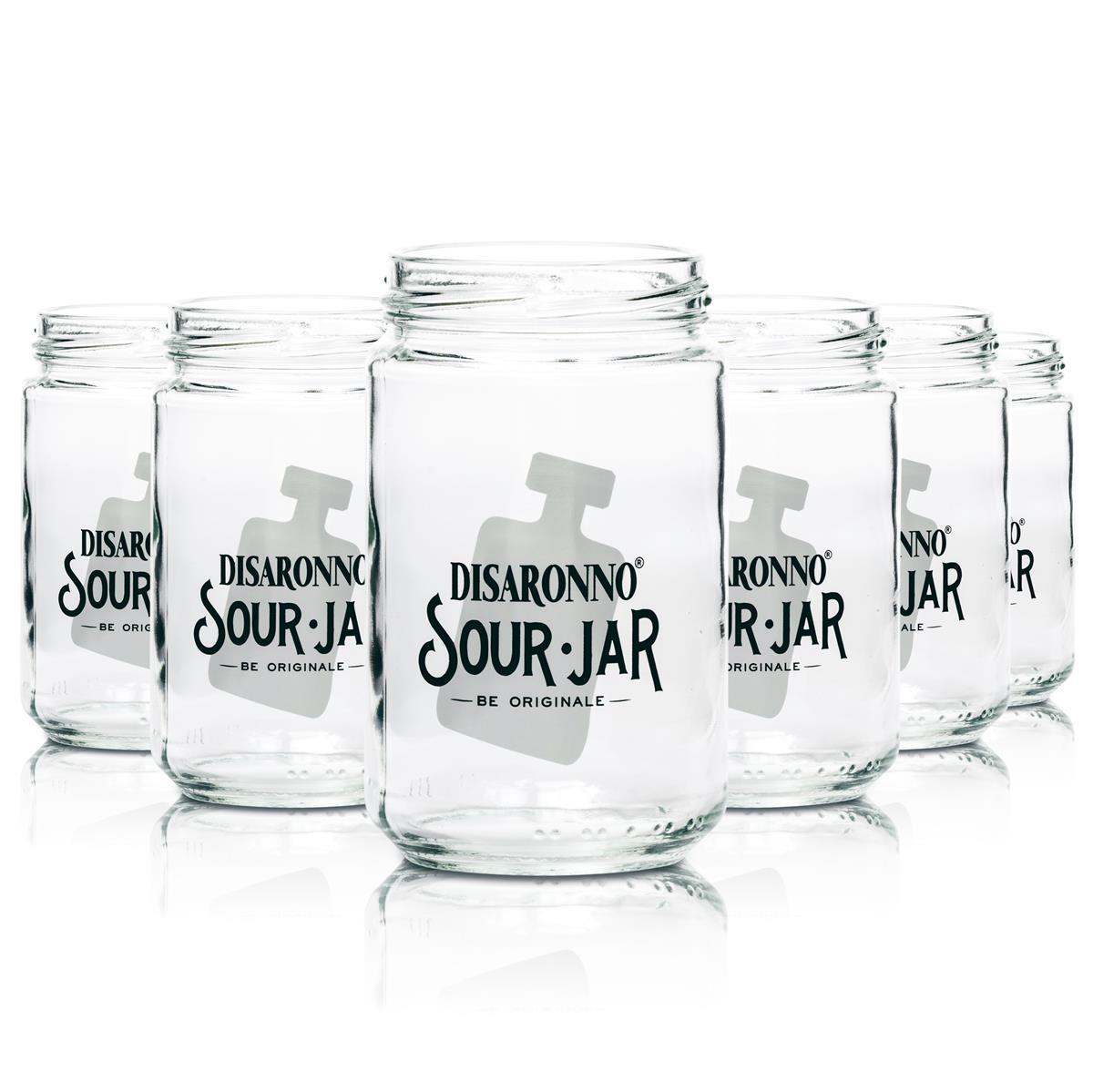 1x Disaronno Sour Glas 0,25l Einmachglas Klein Ohne Deckel