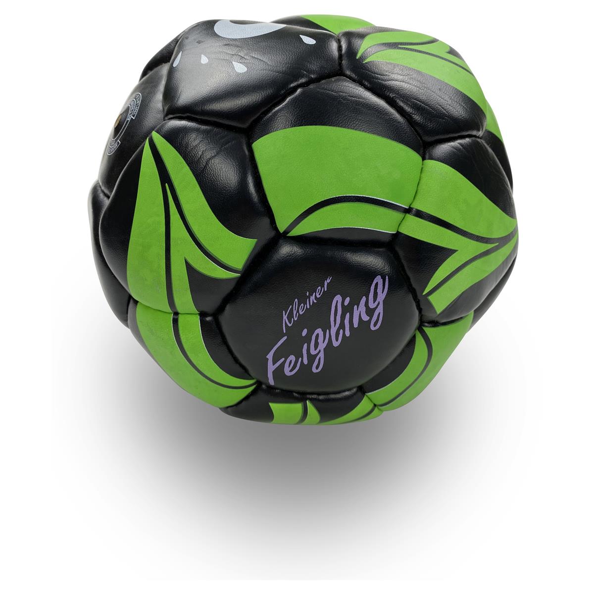 1x Feigling Likör Fußball Leder schwarz – Ansicht 2