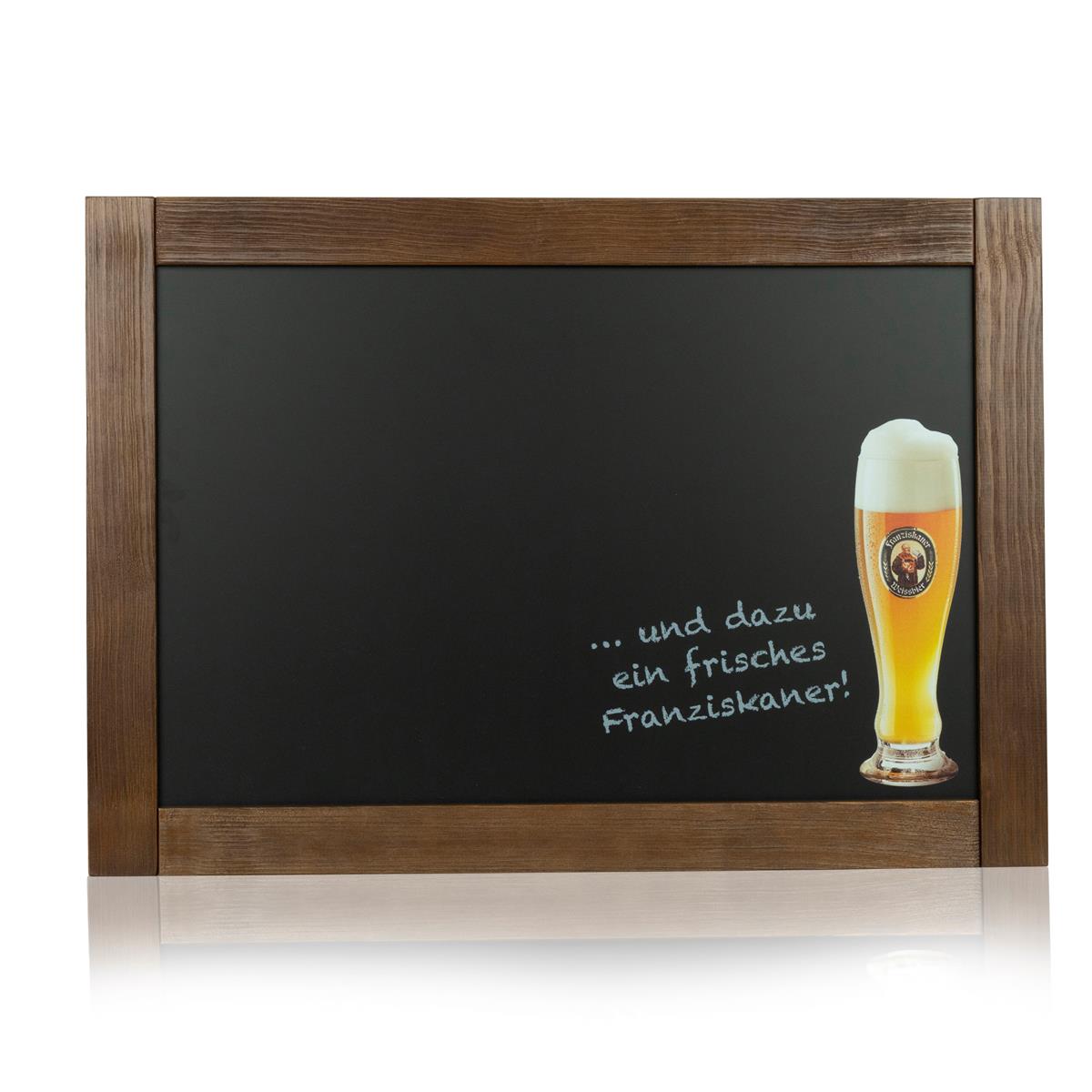 1x Franziskaner Bier Tafel Kreide 68x48