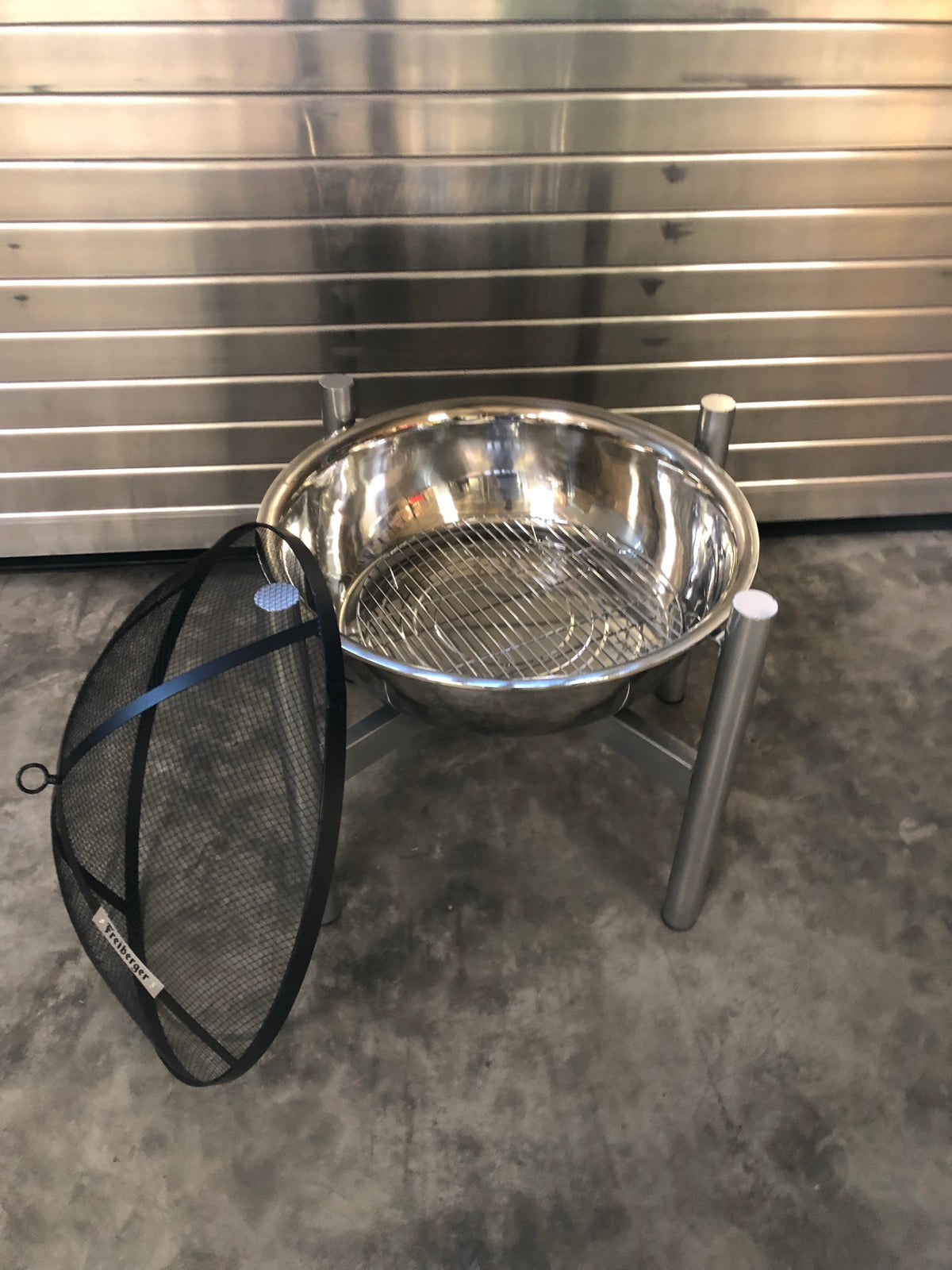 1x Freiberger Bier Feuerschale Silber – Ansicht 5