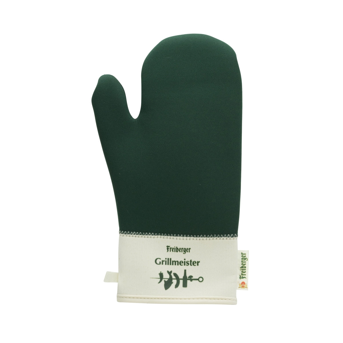 1x Freiberger Bier Grillhandschuh Grün Grillmeister