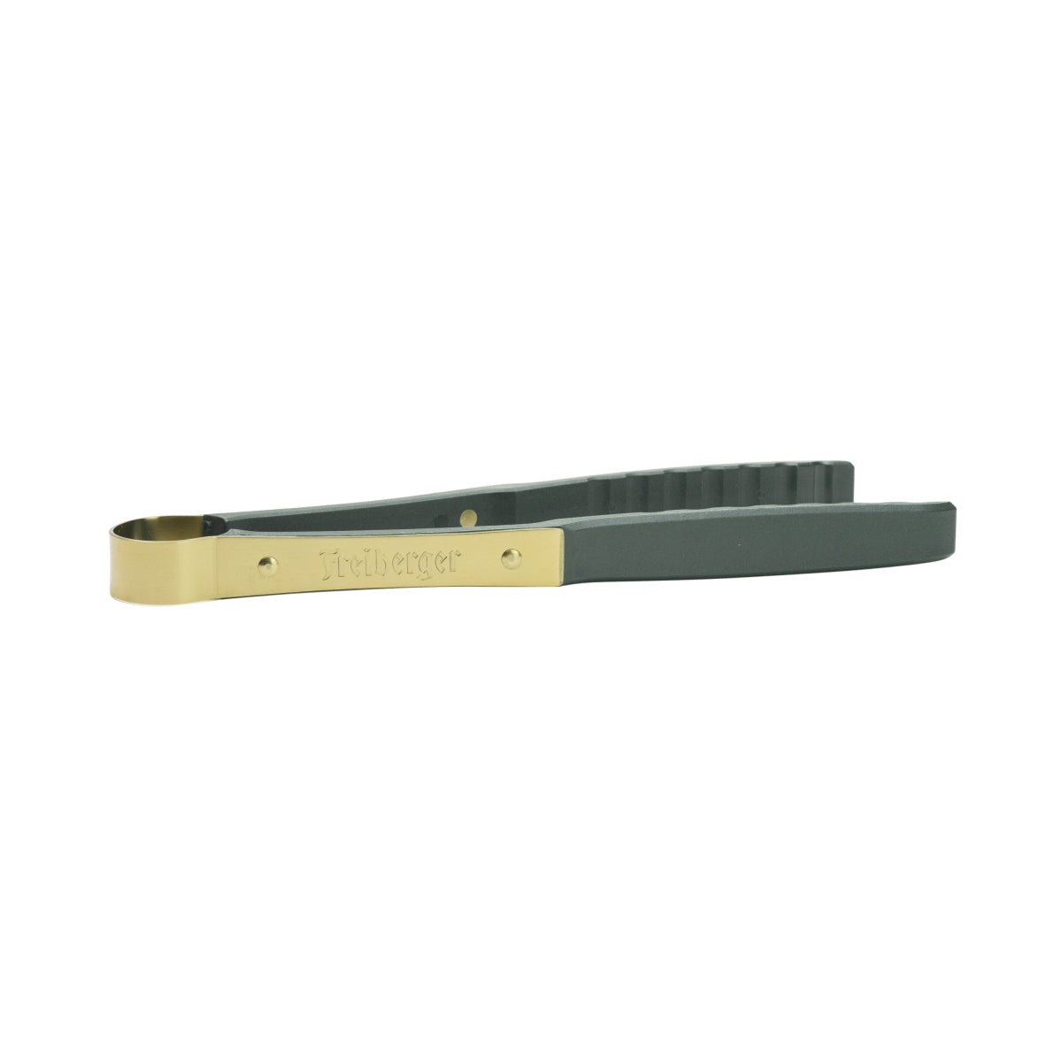 1x Freiberger Bier Grillzange Schwarz/goldener Griff