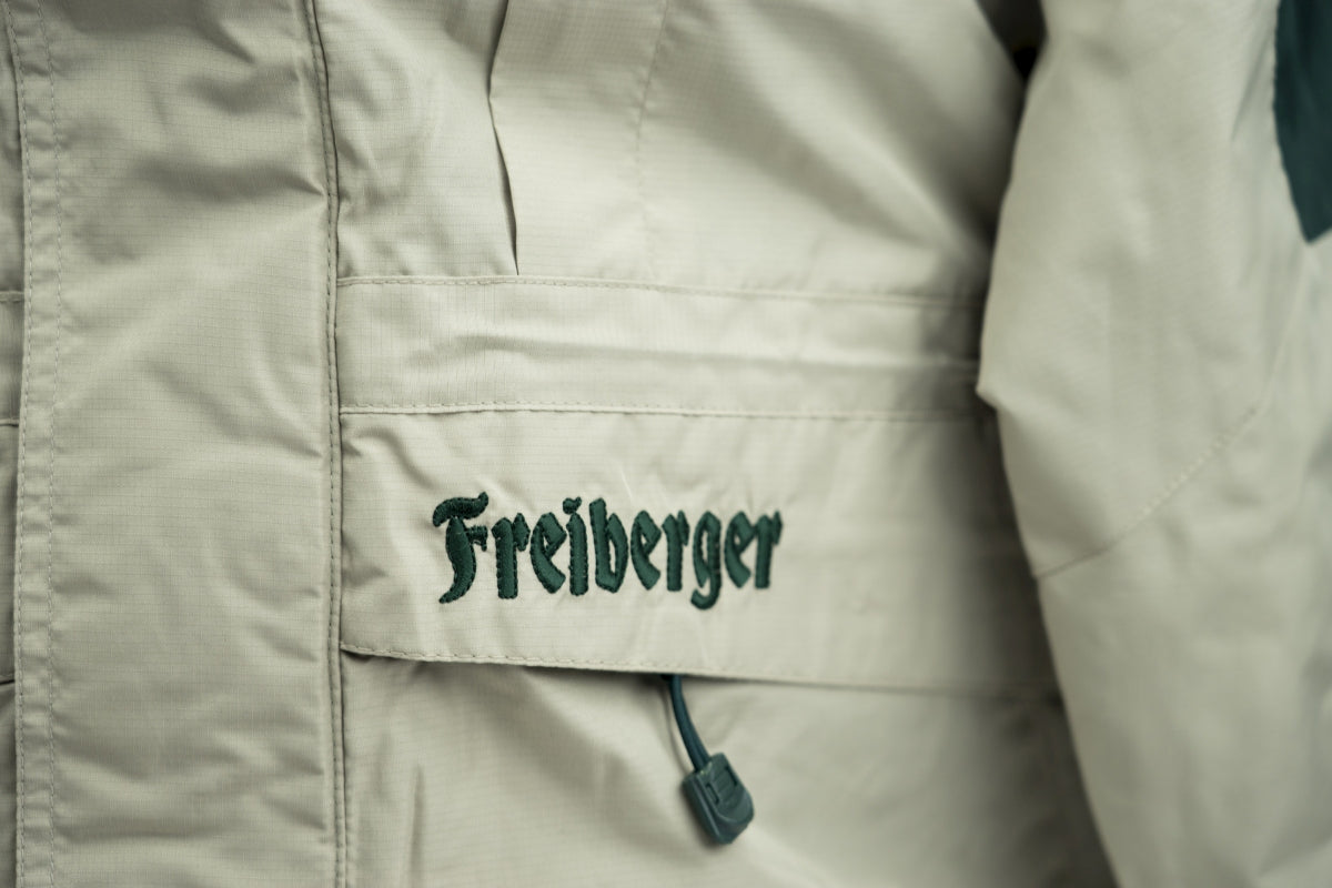 1x Freiberger Bier Winterjacke Grün/beige Gr. M – Ansicht 4