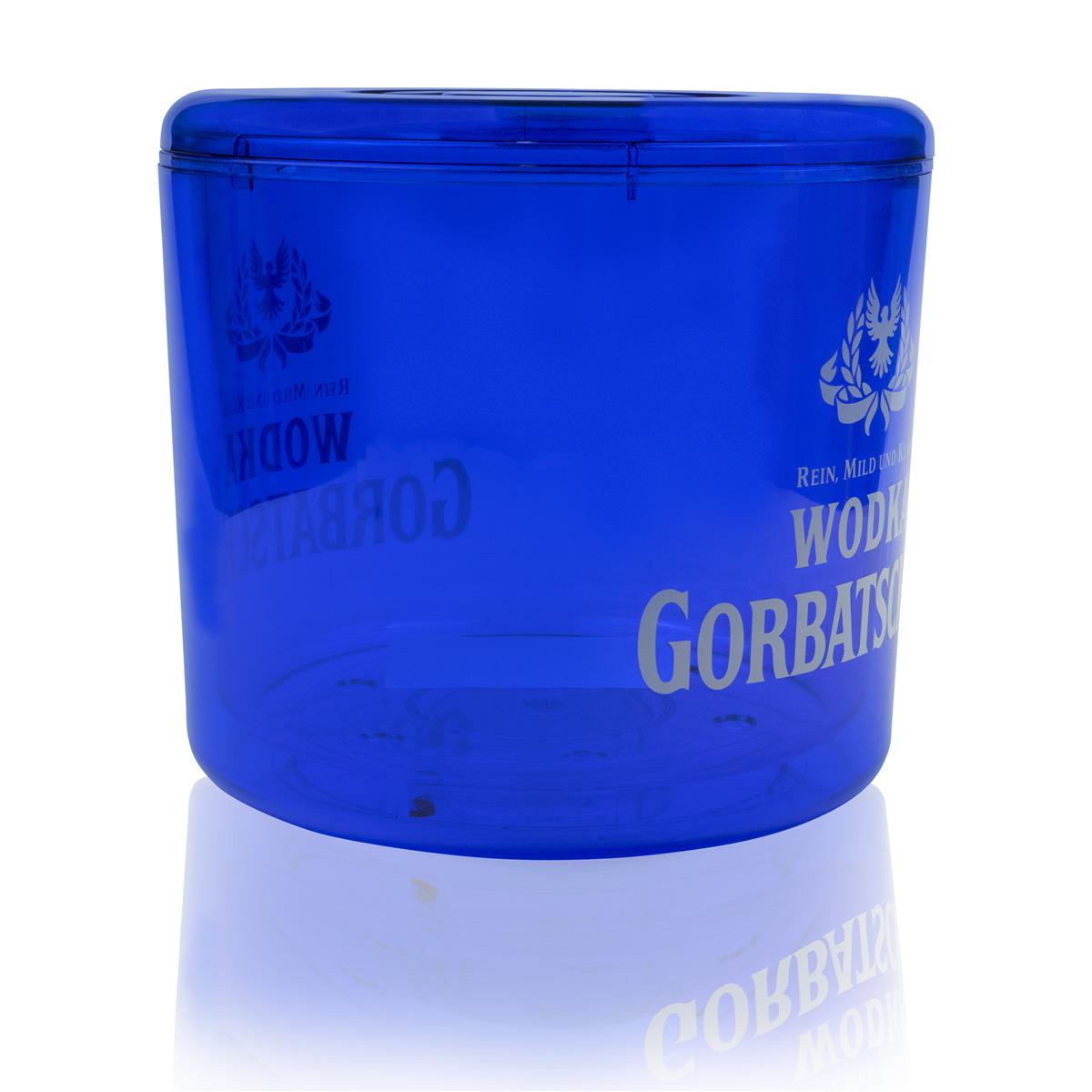 1x Gorbatschow Vodka Kühler 8l Eisbox blau – Ansicht 2