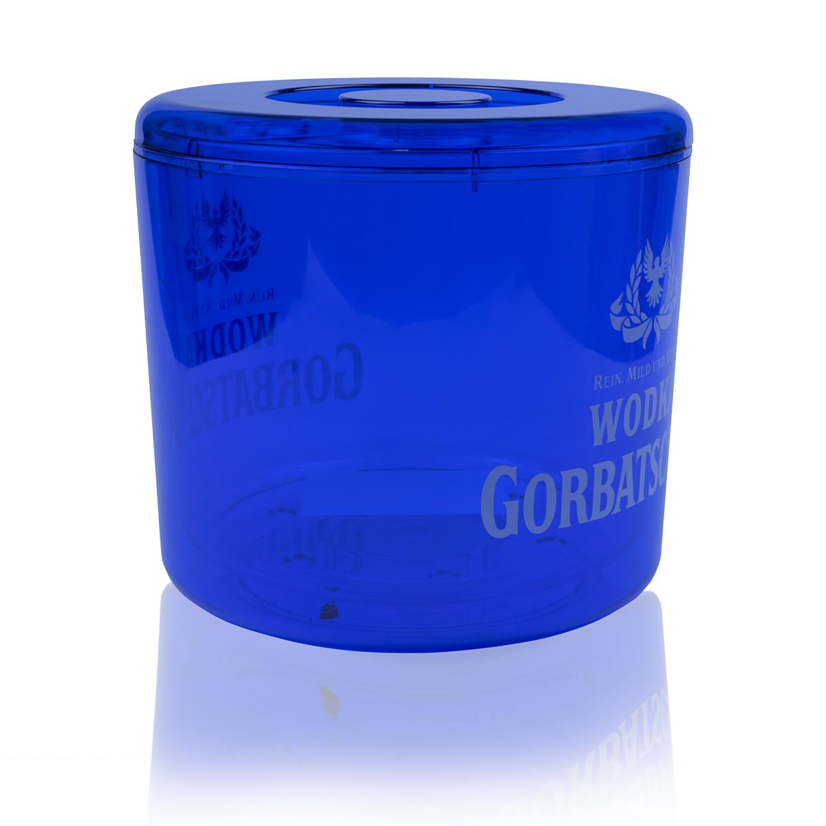 1x Gorbatschow Vodka Kühler 8l Eisbox blau – Ansicht 3