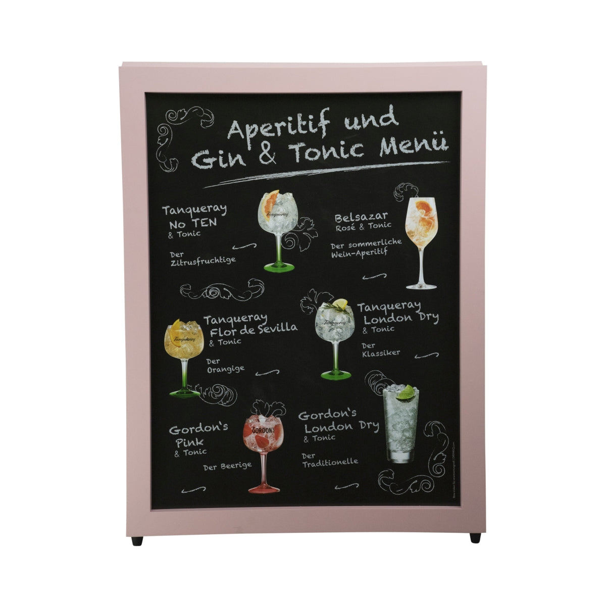 1x Gordons Gin Straßenaufsteller Rosa – Ansicht 3