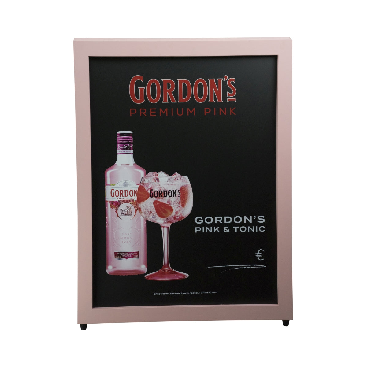 1x Gordons Gin Straßenaufsteller Rosa – Ansicht 4