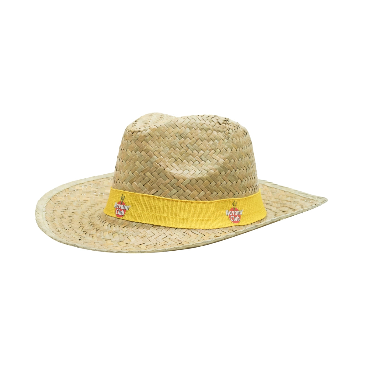 1x Havana Club Rum Hut Strohhut gelbes Band