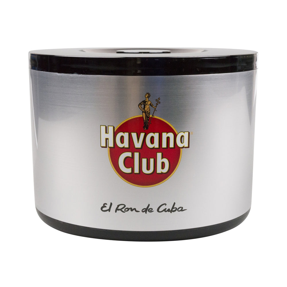 1x Havana Club Rum Kühler Eisbox 10l silber schwarz