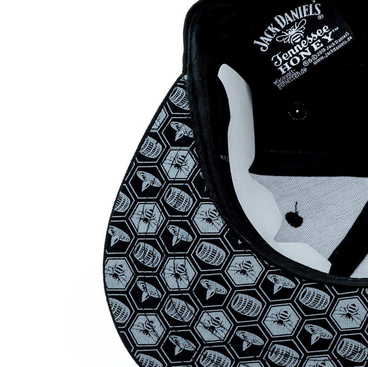 1x Jack Daniels Whiskey Cap Snapback "Honey" Schwarz – Ansicht 4