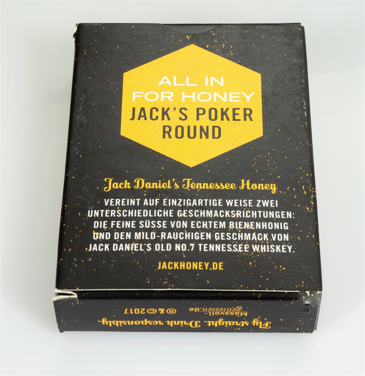 1x Jack Daniels Whiskey Kartenspiel Honey – Ansicht 2
