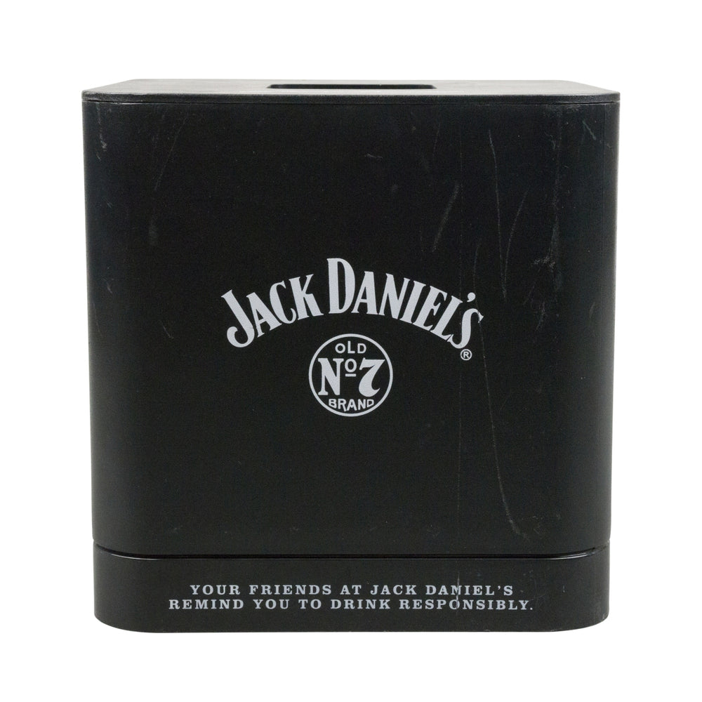 1x Jack Daniels Whiskey Kühler Schwarz Viereckig Eisbox