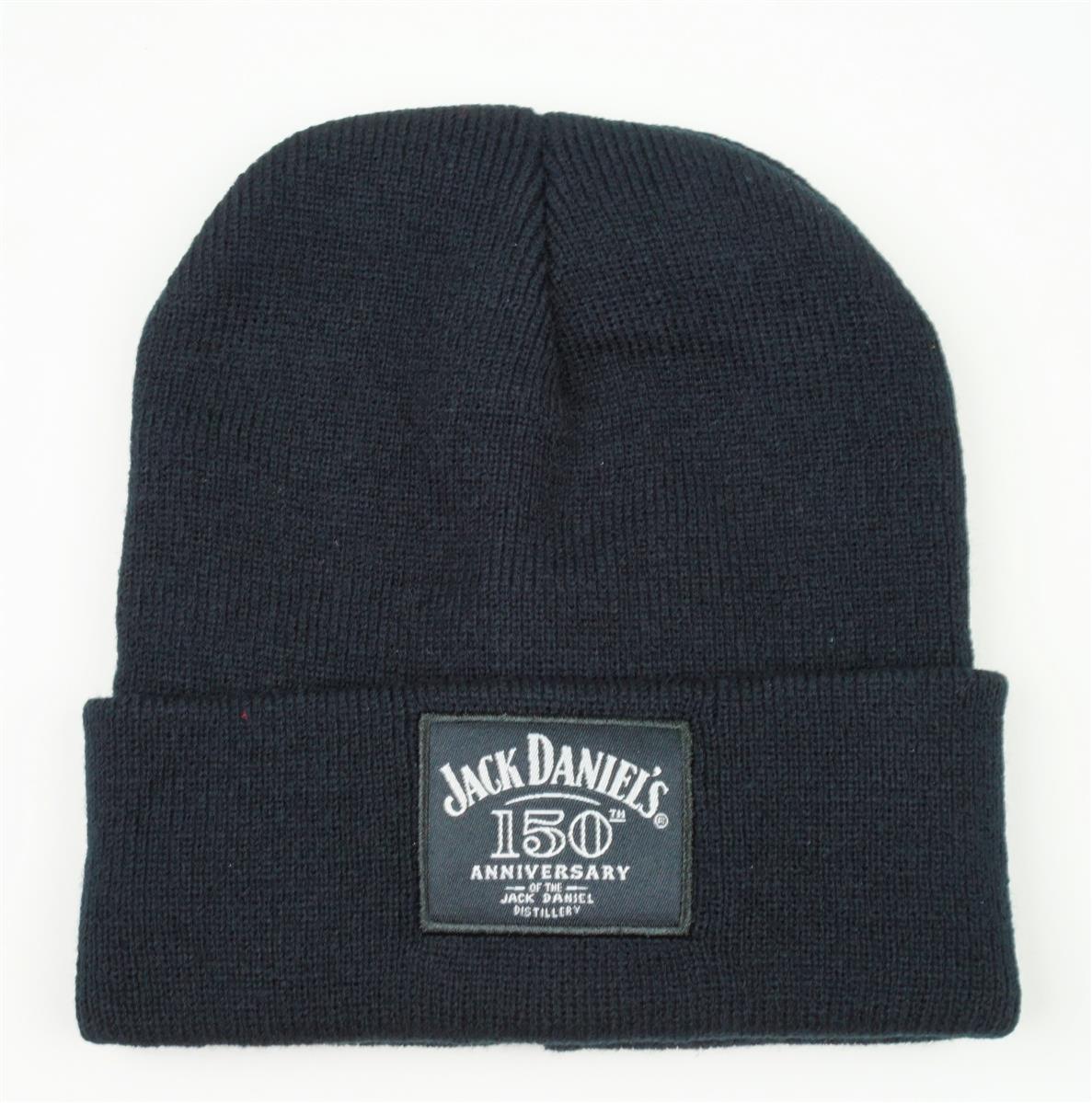 1x Jack Daniels Whiskey Mütze Schwarz 150 Anniversay