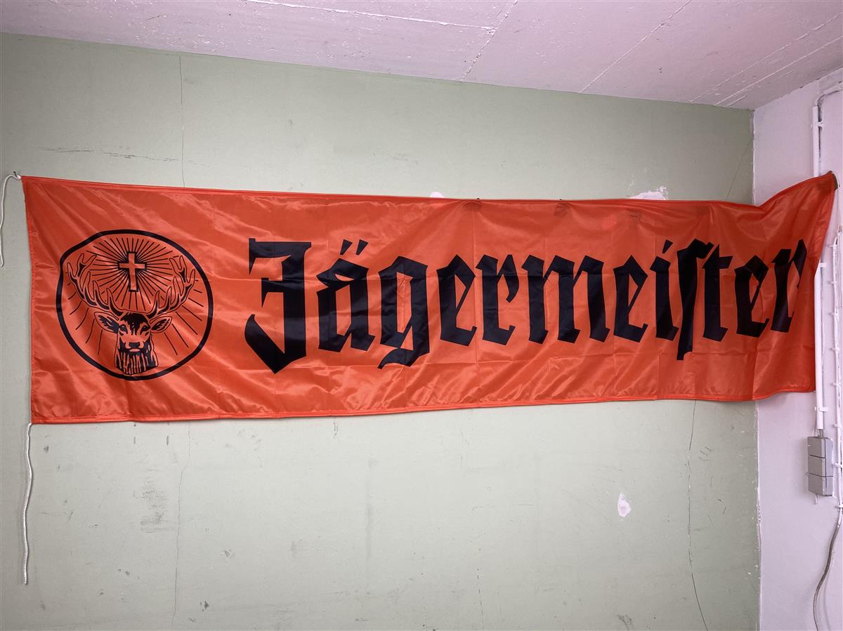 1x Jägermeister Likör Fahne 300x90
