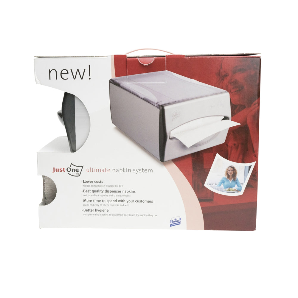 1x Just One Lotus Serviettenspender Ultimate Napkin System + 600 Servietten