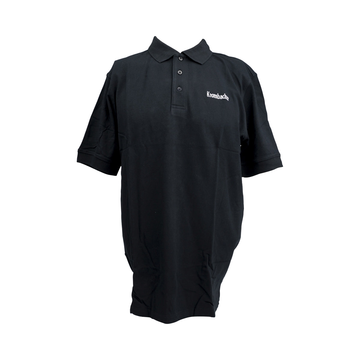 1x Krombacher Bier Polo Shirt schwarz L