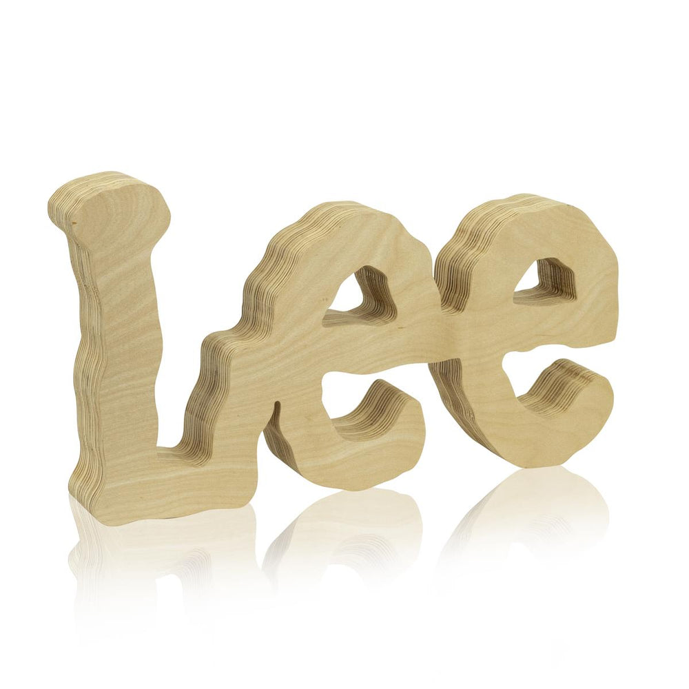 1x Lee Jeans Textilien Werbeschild Holz "LEE"