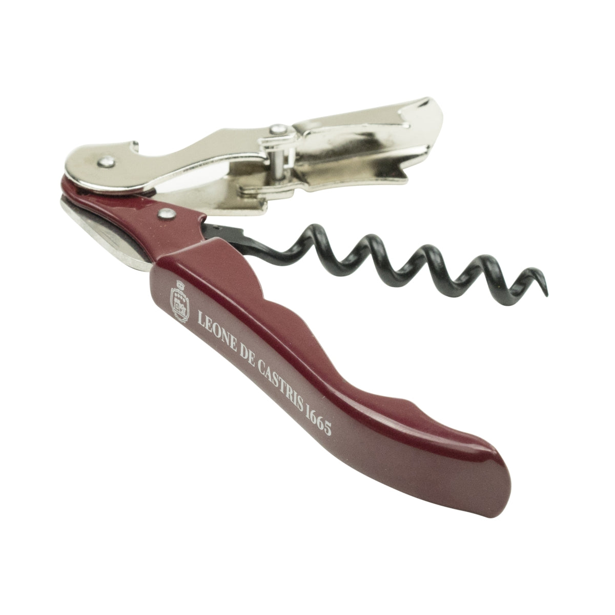 1x Leone de Castris Wein Kellnermesser rot – Ansicht 2