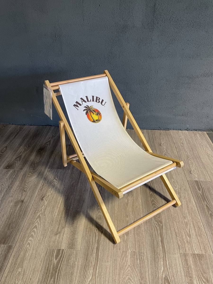 1x Malibu Likör Liegestuhl mit Armlehne