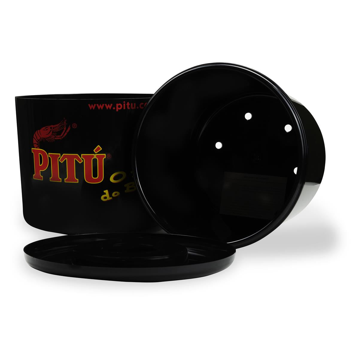 1x Pitu Rum Kühler 8l Eisbox schwarz – Ansicht 3