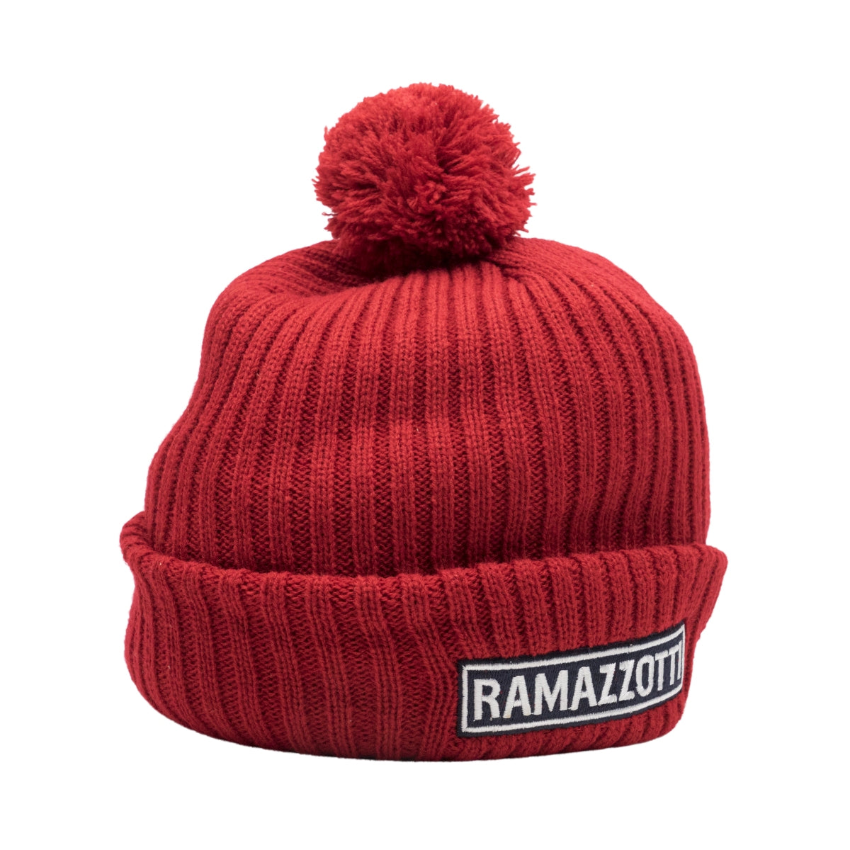 1x Ramazzotti Likör Mütze Stoff rot mit Bommel – Ansicht 2