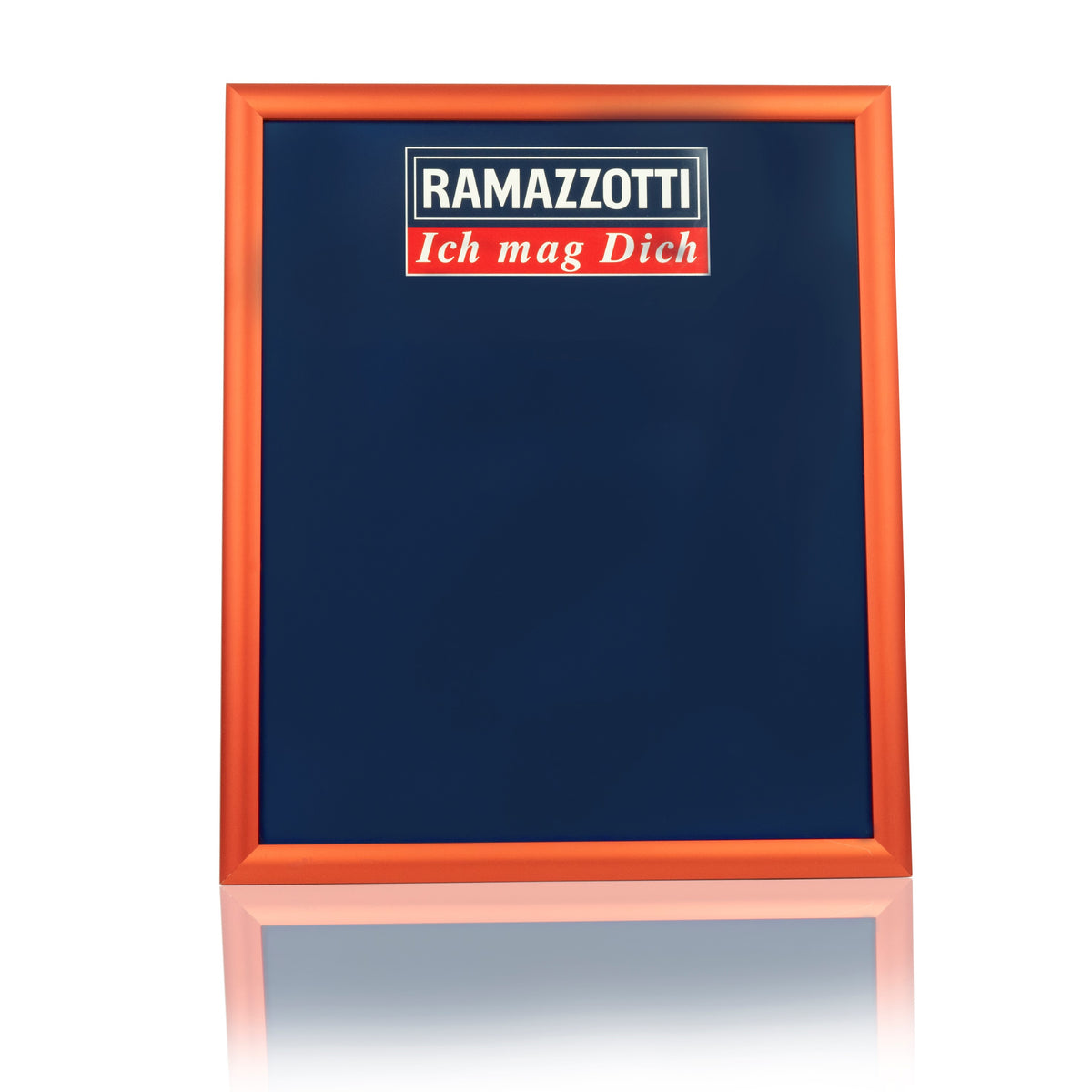 1x Ramazzotti Likör Tafel Ich mag dich 65 x 55