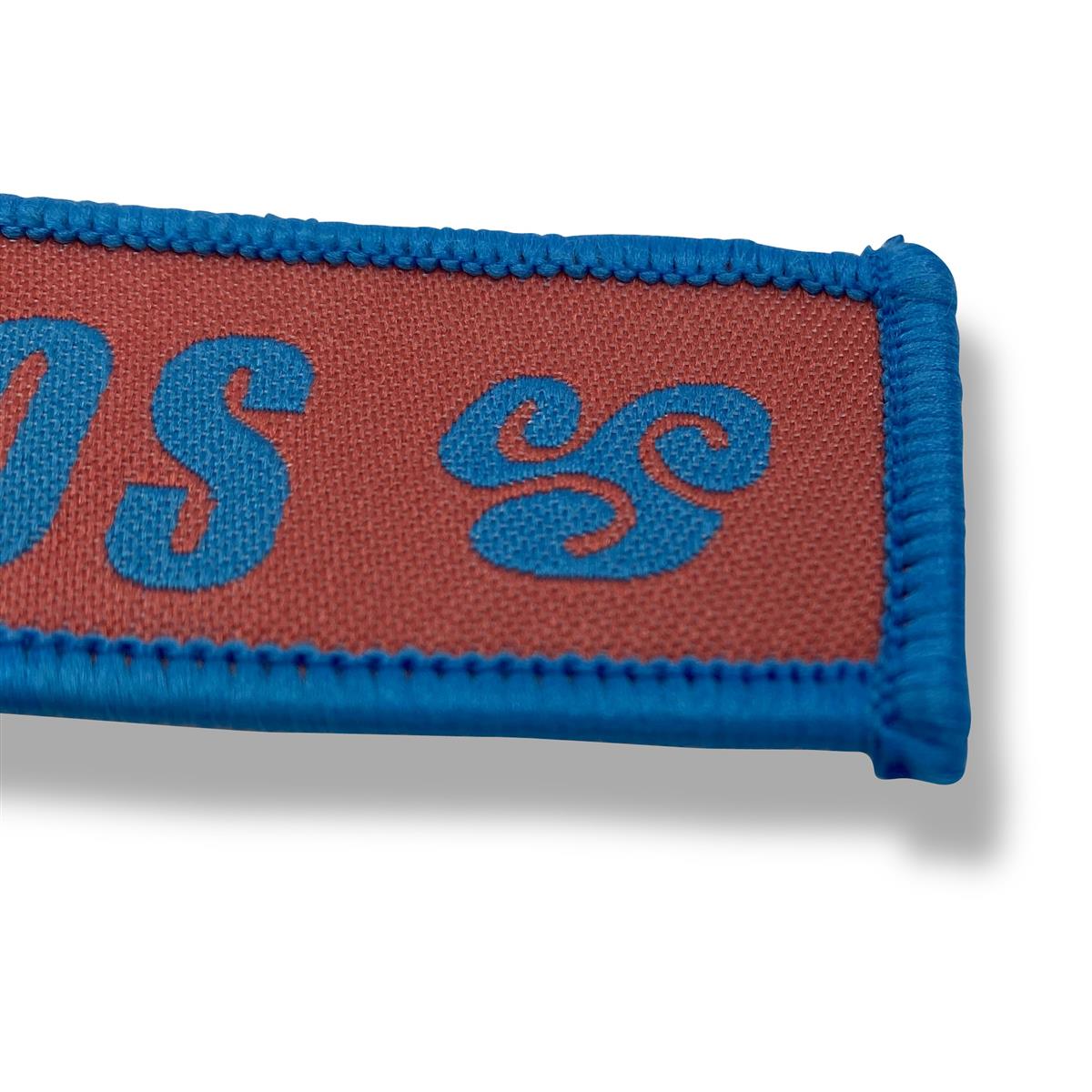 1x Salitos Bier Schlüsselanhänger blau rosa Stoffband – Ansicht 3