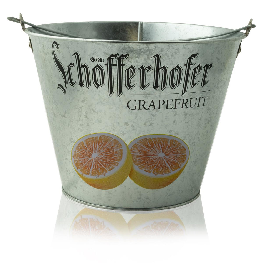 1x Schöfferhofer Bier Eimer Grapefruit 5l Metall