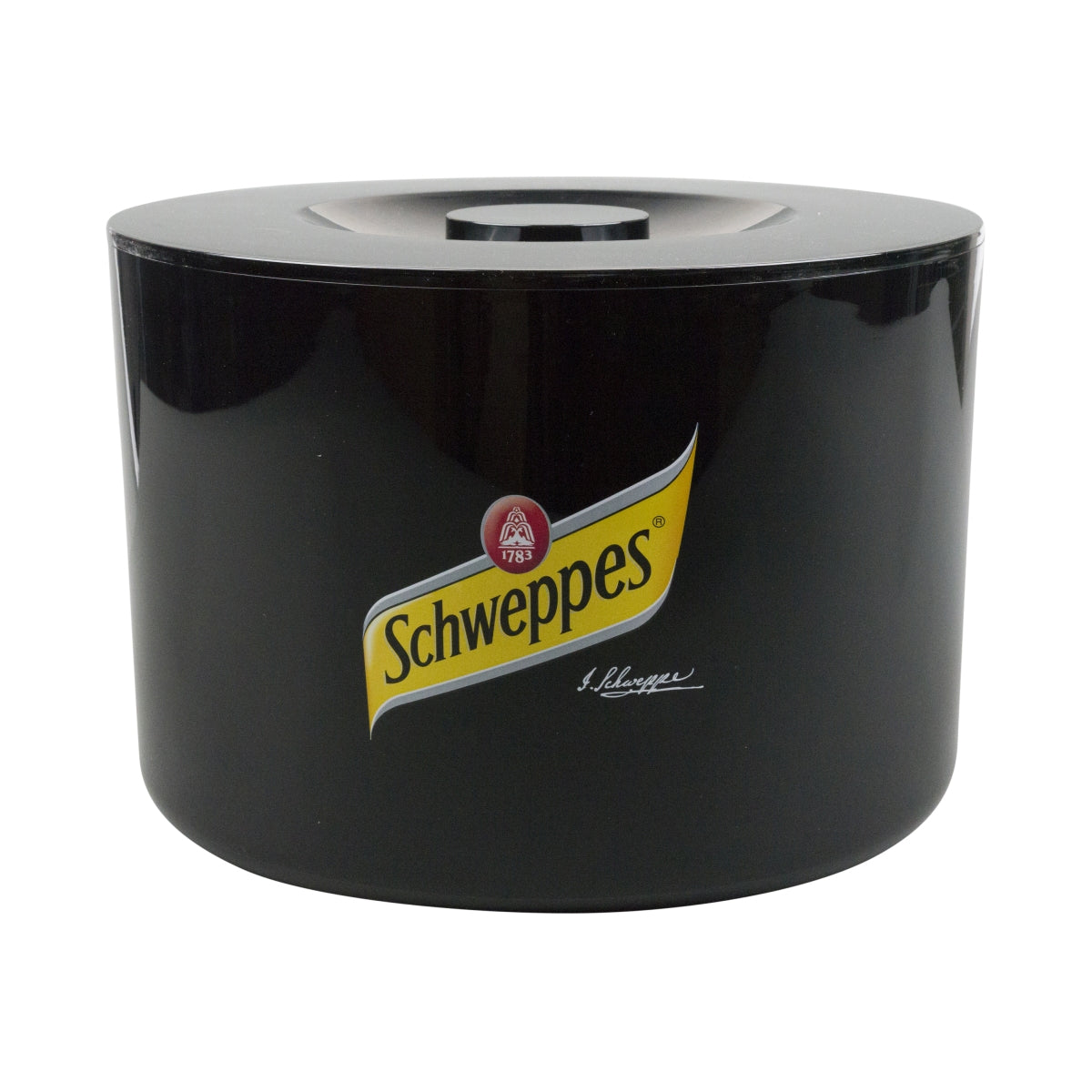 1x Schweppes Softdrink Kühler Eisbox schwarz 10l