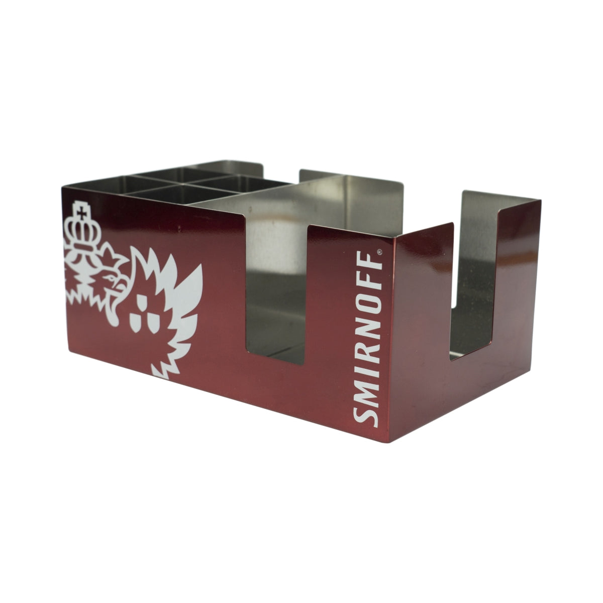 1x Smirnoff Vodka Barcaddy Metall rot – Ansicht 2