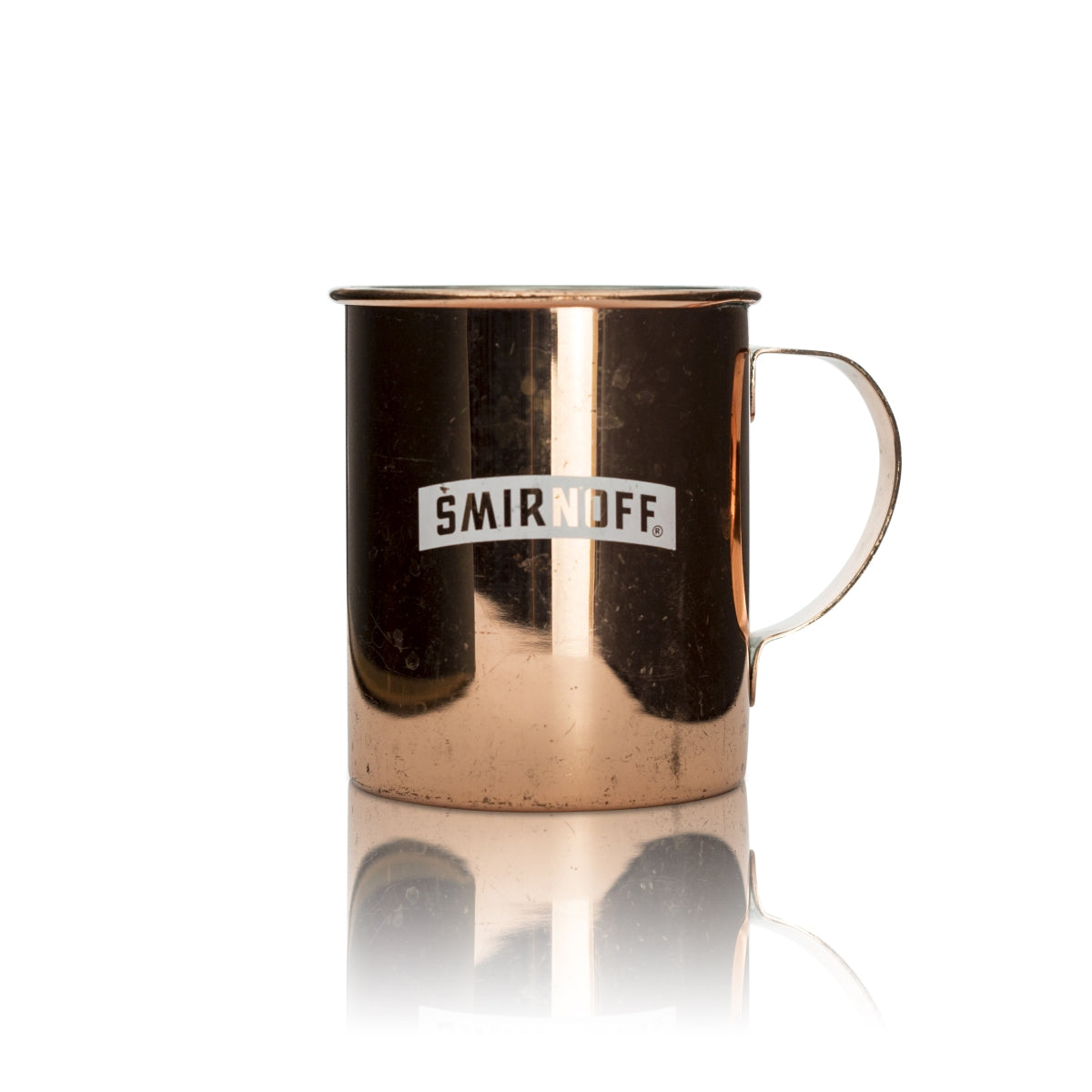 1x Smirnoff Vodka Glas Kupfer Becher – Ansicht 2
