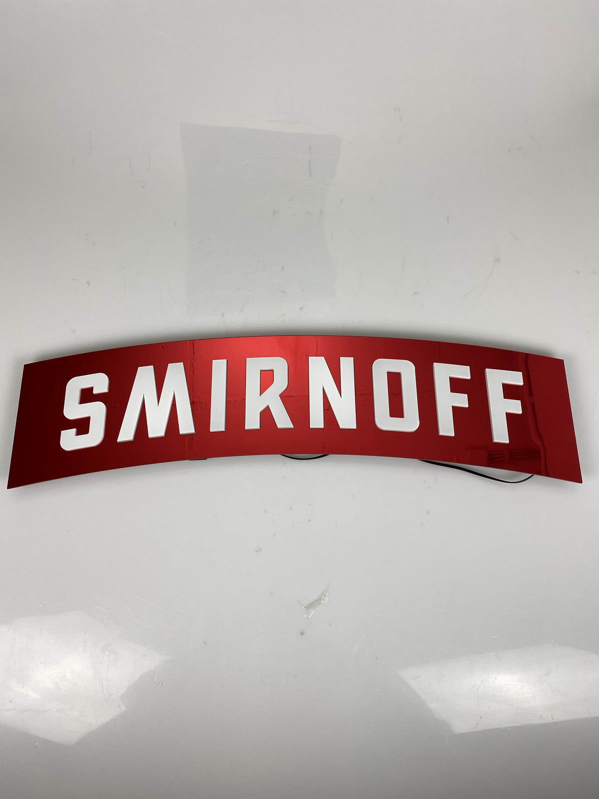 1x Smirnoff Vodka Leuchtreklame Schriftzug länglich 70 x 15 – Ansicht 2