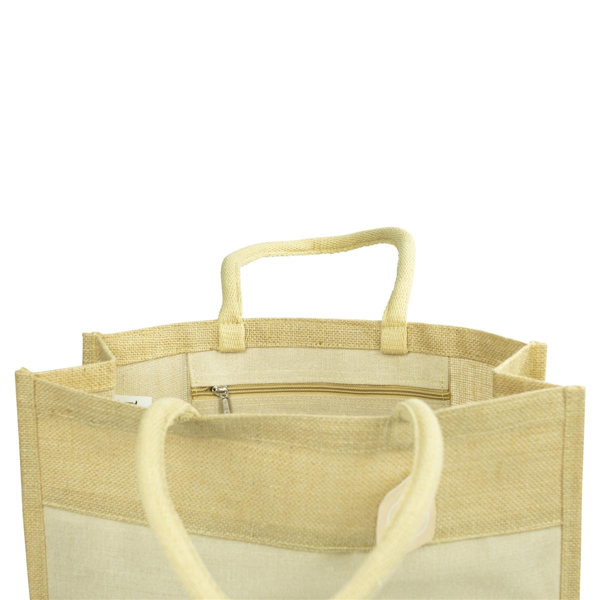 1x Veuve Clicquot Champagner Tasche Jutebeutel natur 40 x 40 x 15 cm – Ansicht 4