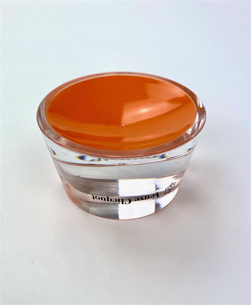 1x Veuve Clicquot Champagner Tischaufsteller orange – Ansicht 2