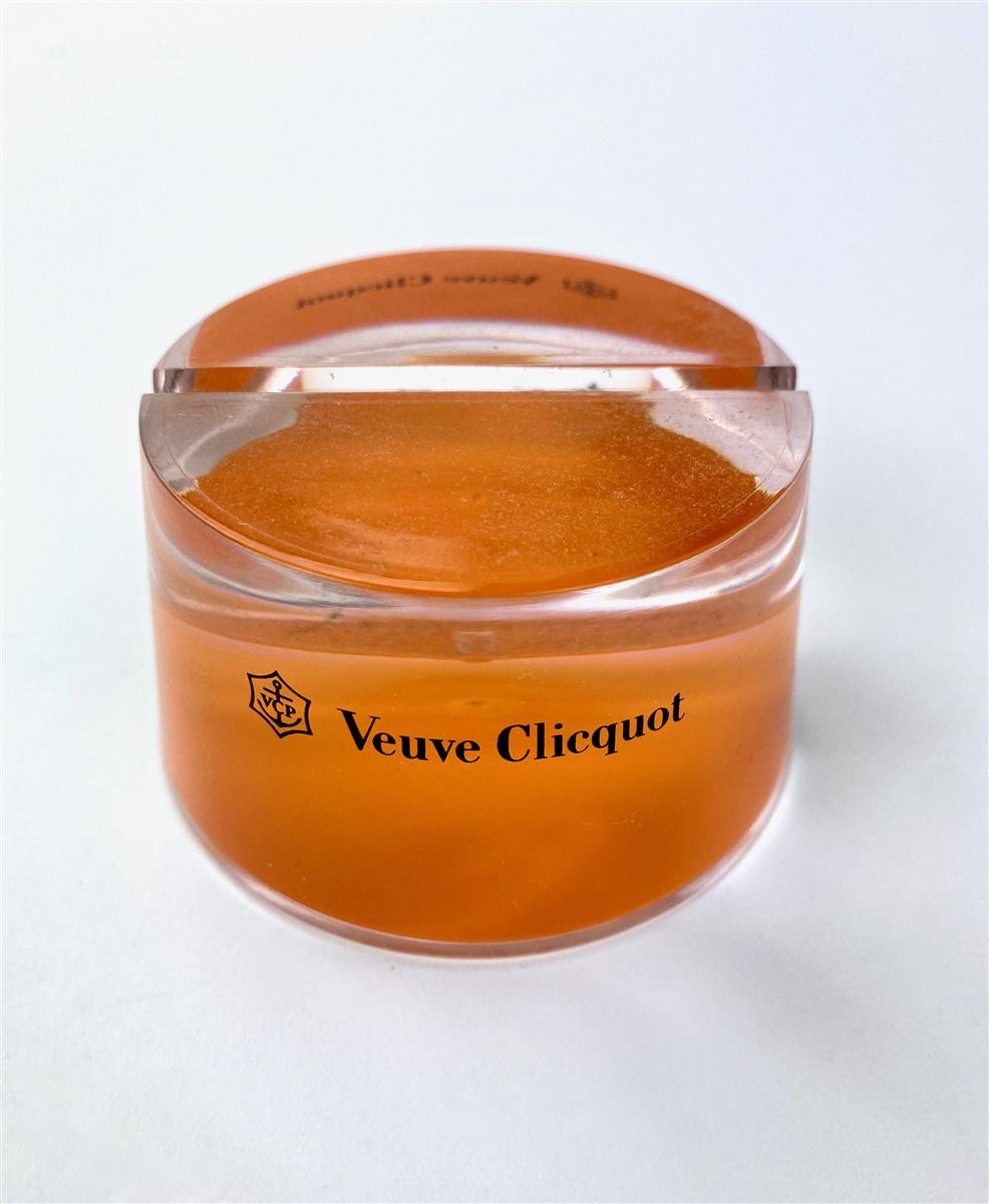 1x Veuve Clicquot Champagner Tischaufsteller orange – Ansicht 4