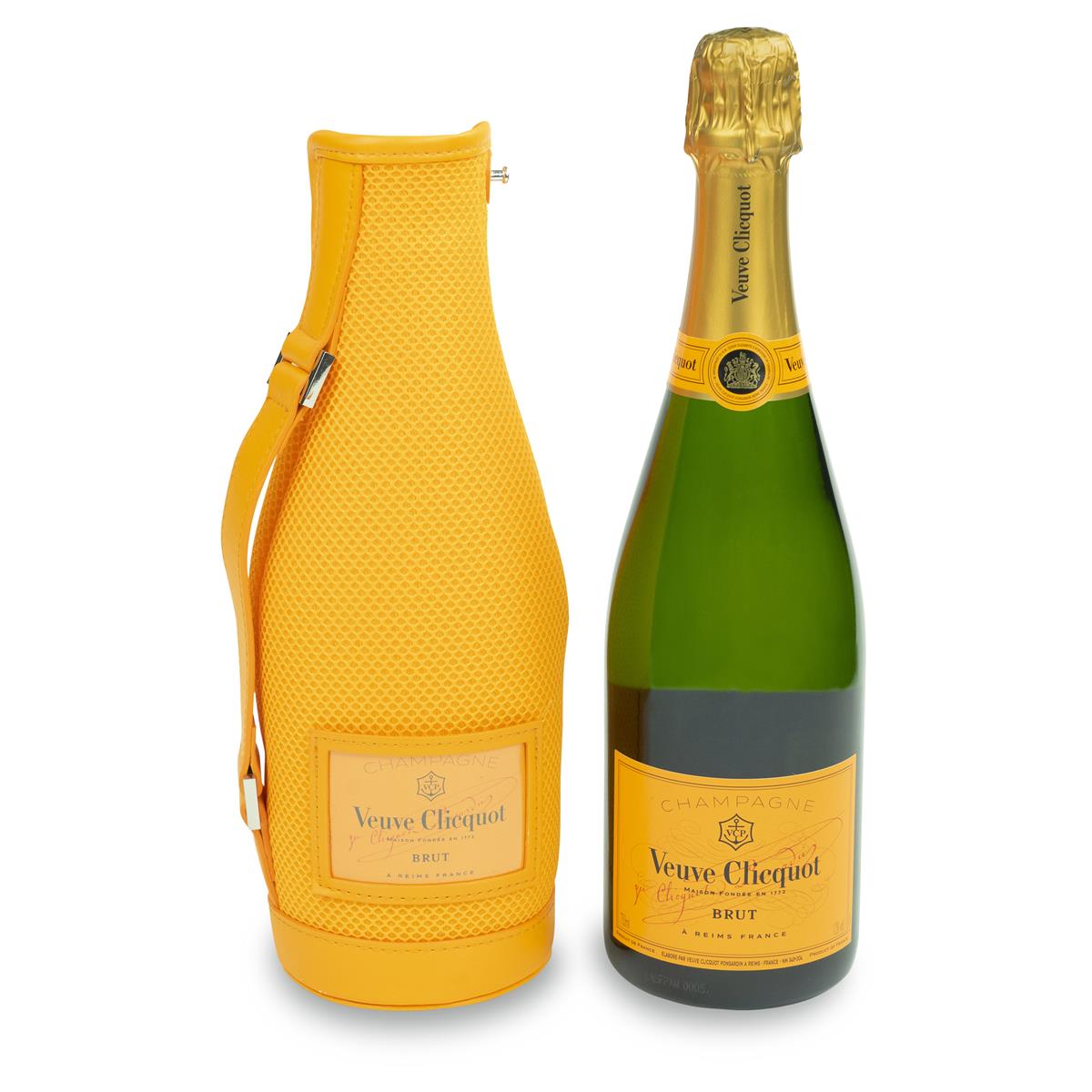 1x Veuve Clicquot Champagner volle Flasche Brut 0,7l mit Chill Tasche – Ansicht 4