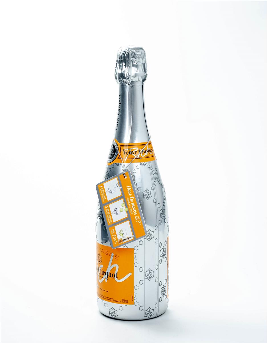 1x Veuve Clicquot Champagner volle Flasche Rich 0,7l – Ansicht 2