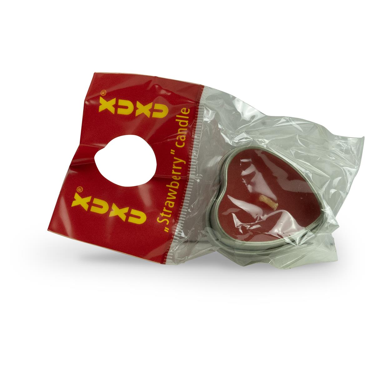 1x XuXu Limes Teelicht Erdbeer Kerze