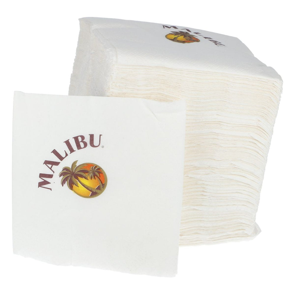 200x Malibu Servietten Napkin Set 12x12cm Tropfschutz Untersetzer Gastrobedarf