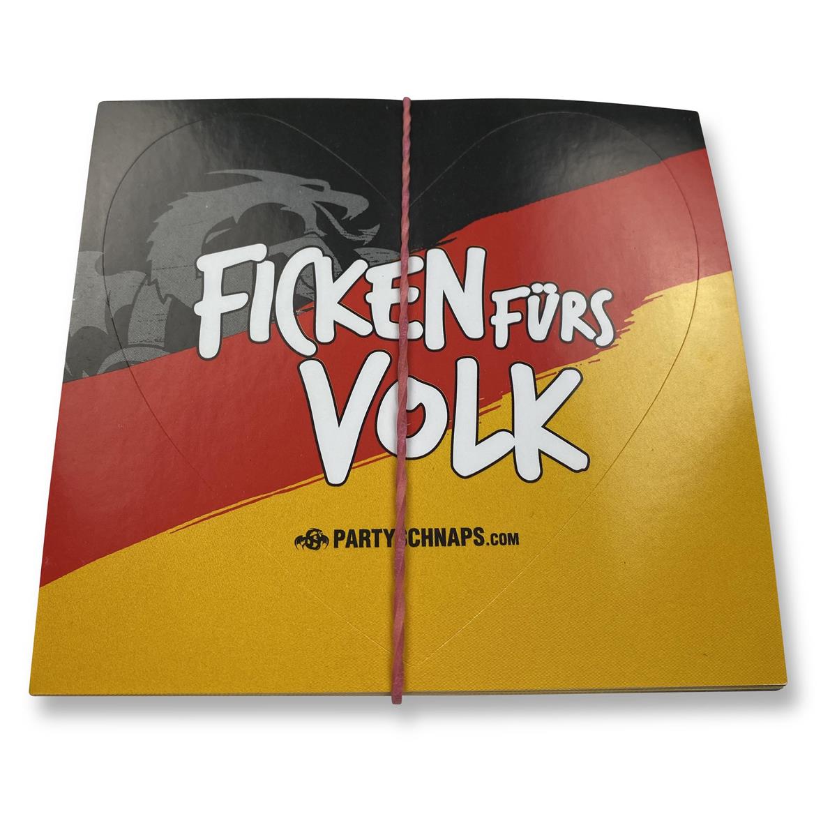20x Ficken Likör Aufkleber Ficken fürs Volk DE Farben – Ansicht 2