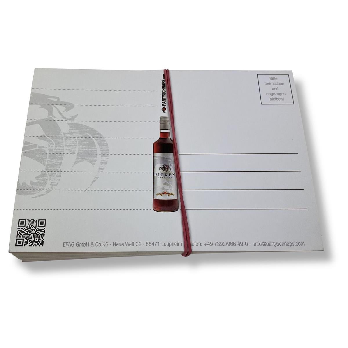 25x Ficken Likör Postkarte gemixt – Ansicht 3