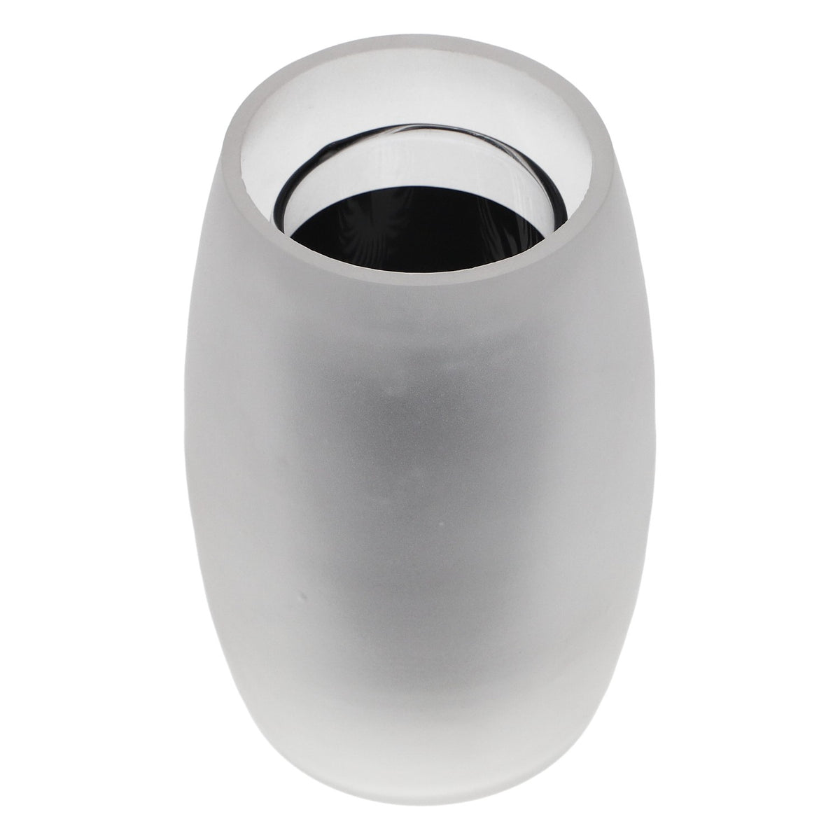 28 Black Energy Windlicht Milchglas aussen schwarzes Glas innen neu transparent – Ansicht 2