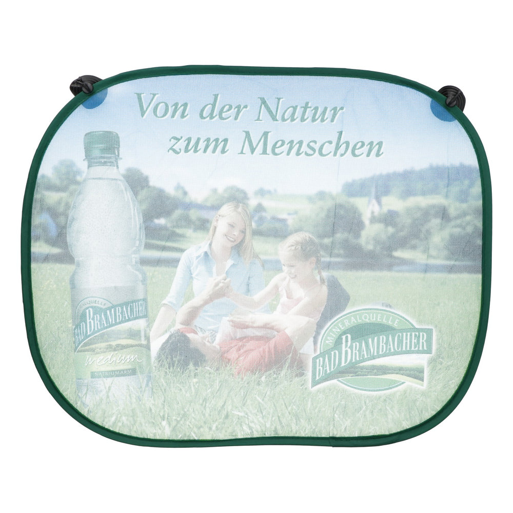 2x Bad Brambacher Auto Sonnenblende mit Saugknöpfen Sonnenschutz UV Schutz