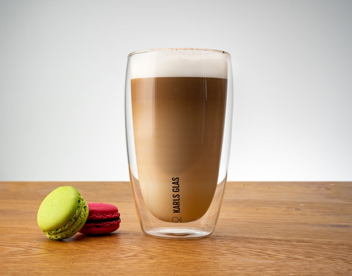 6x Doppelwandige Gläser Thermo Glas 0,45l Latte Macchiato hochwertig Kaffee – Ansicht 2