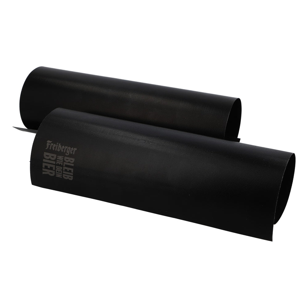 2x Freiberger Bier Grillmatten Auflage BBQ Grillzubehör 25x25cm 35x25cm