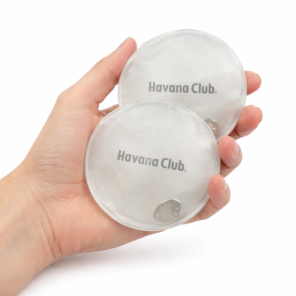 2x Havana Club Handwärmer Taschen Wärmflasche Wärmkissen Thermo Pad Winter Heizer