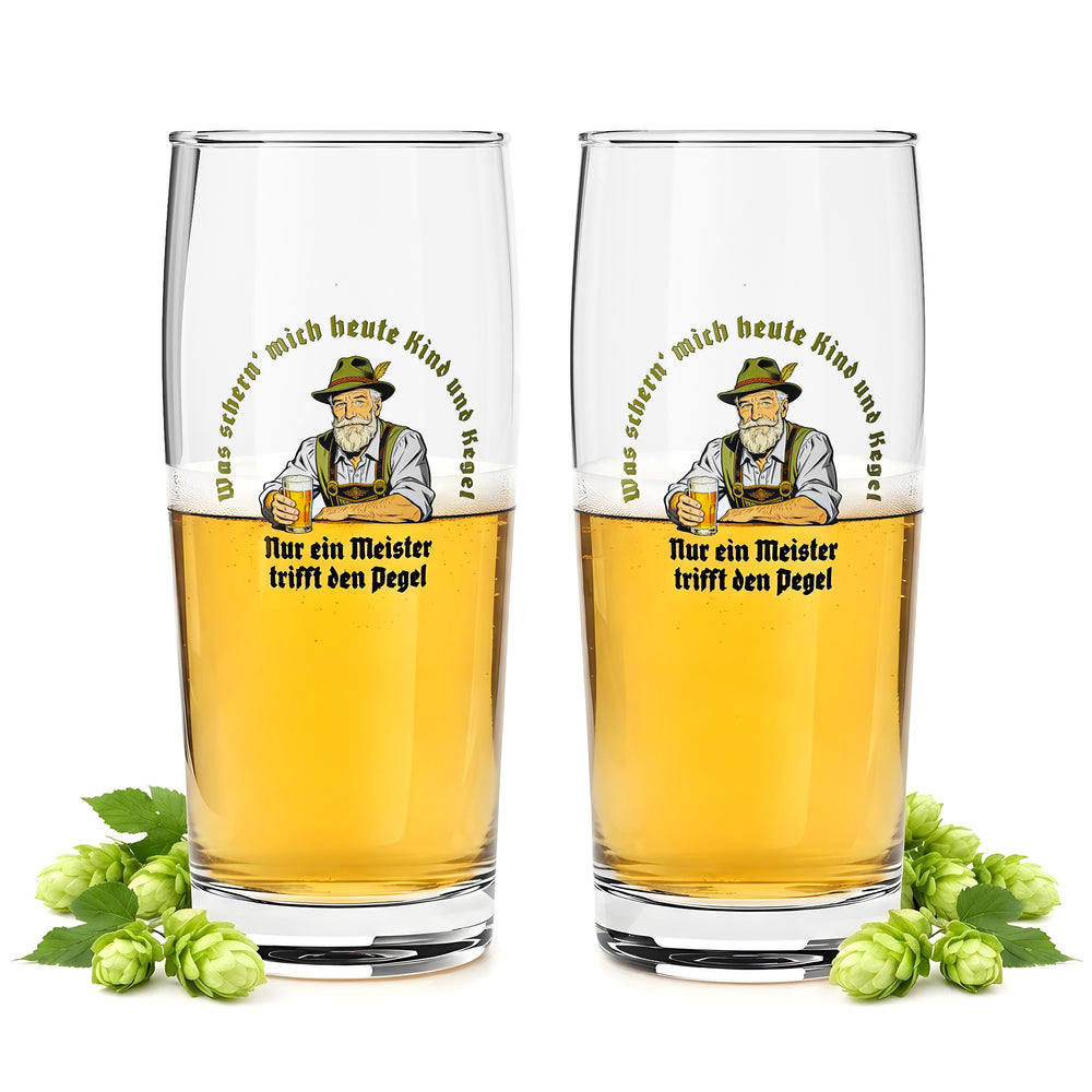 2x Sipply Bierglas SETTING THE TABLE Meister 0,5l - Der Social-Media-Trend
